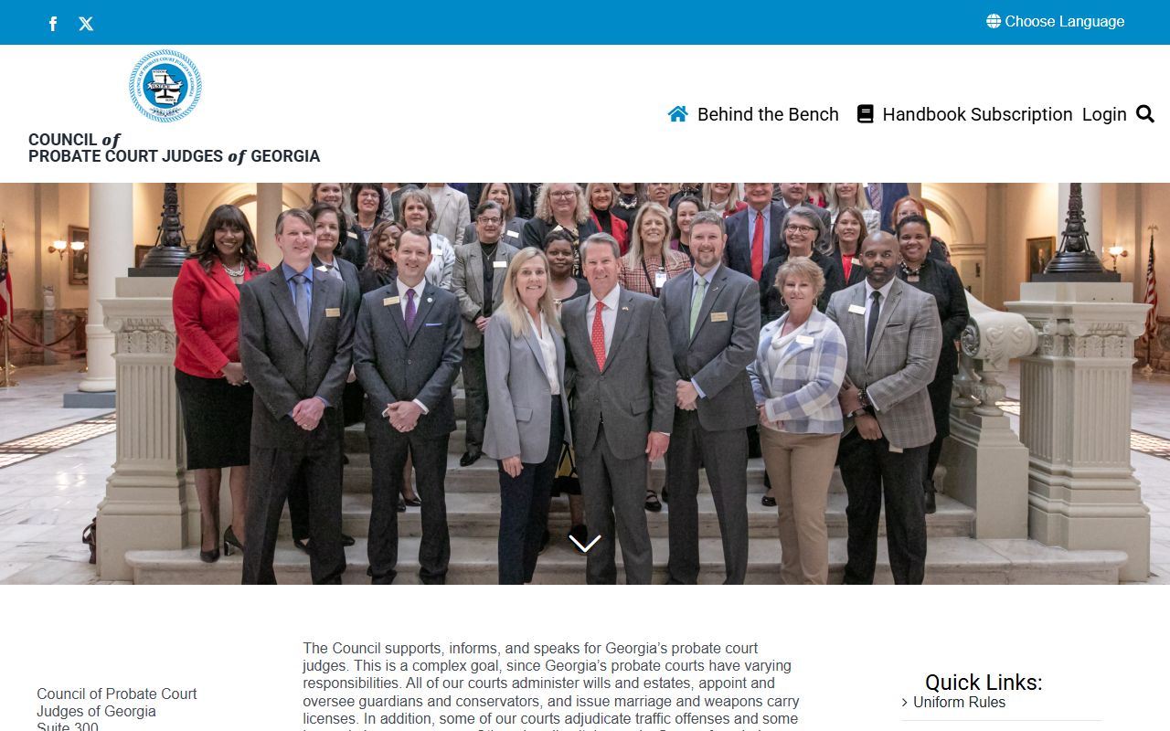 Council of Probate Court Judges of Georgia marriage records resources